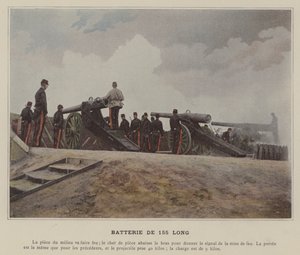 Batterie de 155 Long (värikuva) tekijältä (after) French Photographer