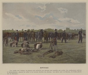 Bivouac (värillinen kuva) tekijältä (after) French Photographer