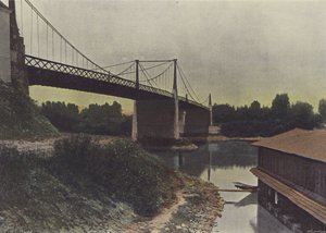 Chalonnes-sur-Loire (värillinen kuva) tekijältä (after) French Photographer