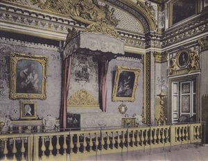 Chambre de Louis XIV, Louis XIV Makuuhuone (värillinen valokuva) tekijältä (after) French Photographer
