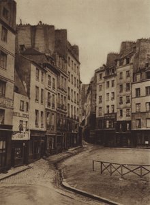 Rue Jean-de-Beauvaisin ja rue Lanneaun kulma (m/w kuva) tekijältä (after) French Photographer