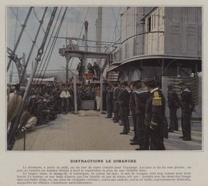 Viihdettä sunnuntaina (värillinen kuva) tekijältä (after) French Photographer