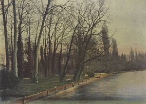 Enghien, Le Lac (värillinen kuva) tekijältä (after) French Photographer