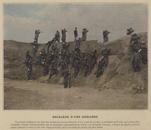 Sabliere-kiipeily (värillinen kuva) tekijältä (after) French Photographer