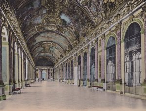 Galerie des Glaces, Glass Gallery (värillinen valokuva) tekijältä (after) French Photographer