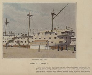 Saapuminen palveluun (värillinen kuva) tekijältä (after) French Photographer