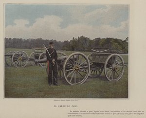 Puistovartija (värillinen kuva) tekijältä (after) French Photographer