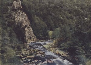 Gorges de la Cere Siranin ja Lamativien välillä (värillinen kuva) tekijältä (after) French Photographer