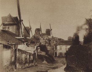 Montmartren tehtaat vuonna 1845 (m/v kuva) tekijältä (after) French Photographer