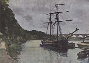 Blavetin rannat Hennebontissa (värillinen kuva) tekijältä (after) French Photographer