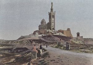 Marseille, Vartijan neitsyt (värillinen kuva) tekijältä (after) French Photographer