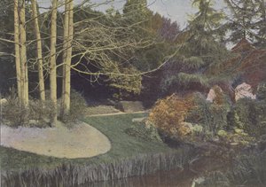 Nantes, kasvitieteellinen puutarha (värillinen kuva) tekijältä (after) French Photographer