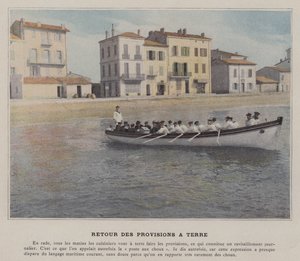 Varausten palauttaminen maahan (värillinen kuva) tekijältä (after) French Photographer