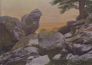 Rochers du mont Ussy (värillinen kuva) tekijältä (after) French Photographer
