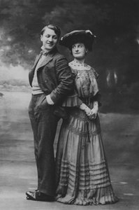 Sacha Guitry ja Charlotte Lyses (s/w-kuva)