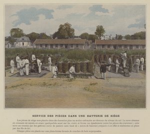 Osahuolto Siege-akussa (värillinen kuva) tekijältä (after) French Photographer