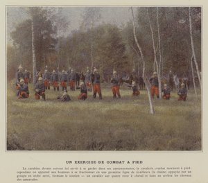 Jalkataisteluharjoitus (värillinen kuva) tekijältä (after) French Photographer
