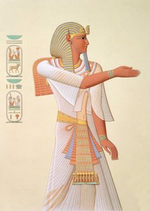 746.c.1. & f.8 Farao Mienptah-Hotephimatin muotokuva