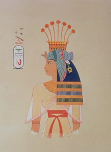 746.c.1. & f.8 Kuningatar Nebton, Ramses-Meiamounin tyttären muotokuva, Histoire de l