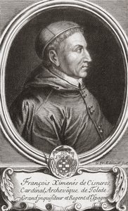 Francisco Jiménez de Cisneros. Muotokuva tekijältä (after) French School