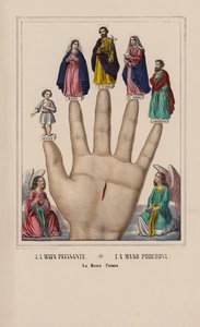 La Main Puissante, La Mano Poderosa, La Mane Potenta (värilitro) tekijältä (after) French School