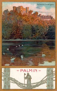 Hohenschwangaun linna, Baijeri (chromolitho) tekijältä (after) German School