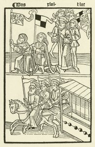 Hohenzollernin talon Frederick I:n asettaminen Brandenburgin markkreiviksi tekijältä (after) German School