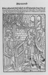 Hieronymus Brunschwigin Kirurgian kirja (litho) tekijältä (after) German School
