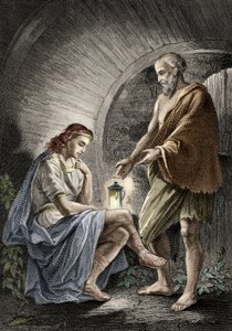Kreikkalainen filosofi Diogenes Sinopelainen, joka tunnetaan kyynikkona