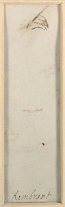 "Rembrandt", n. 1650-52 (kynä ja muste paperille) tekijältä (attr. to) Rembrandt Harmensz. van Rijn