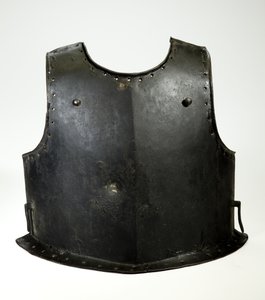 Rintalevy Harquebusierille, n. 1625-50 (rauta ja musta maali) tekijältä (attr.to) German School