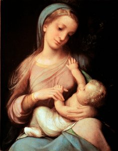 Neitsyt ja lapsi tekijältä (c.1489 1534) Correggio