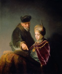 Nuori tutkija ja hänen opettajansa, n. 1629-30 (öljy kankaalle)
