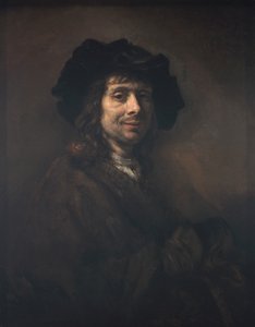 Nuoren miehen muotokuva (ehkä taiteilija) 1661-62 (öljy kankaalle) tekijältä (studio of) Rembrandt Harmensz. van Rijn