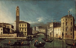 Canal Scene, Venetsia tekijältä Giovanni Antonio Canal