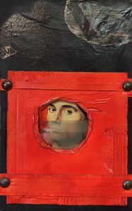 G. C. Riccardi, Breve corsa, 1986, Gemischte Technik, 60x80, Italia.