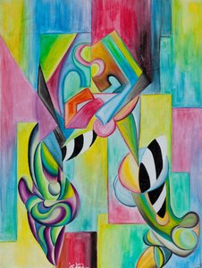 Lovers abstrakti