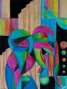 Elefantti töissä tekijältä GilhausArt