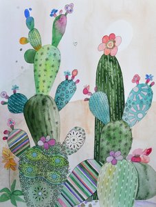 Kaktukset tekijältä Marys Watercolors