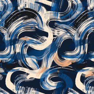 Vibrant Abstract Brushstrokes, abstrakti tekstuuri suunnittelu, kankaalle taidetulosteita tekijältä F. Abderrahim