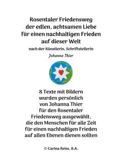 Rosentalin rauhanreitti tekijältä Johanna Thier
