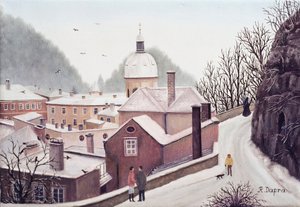 Korkea polku talvella
