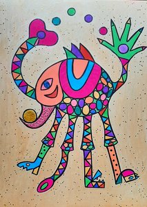 Kirahvisika tekijältä Steffi_Seiler_Art