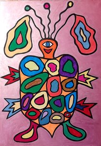 Sam-kilpikonna tekijältä Steffi_Seiler_Art