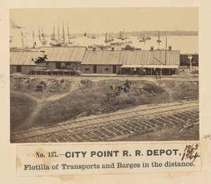 City Pointin rautatieasema tekijältä A.J. Russell