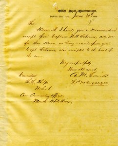 Kirje A. M. Sevier, Duvall