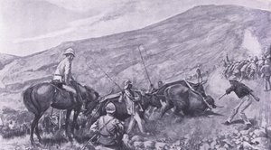 Kuljetusvaikeudet Barbertonissa: Kuinka aseet ja vaunut nousivat vuorille, kuva Pretorian jälkeen: Guerilla War, 1902