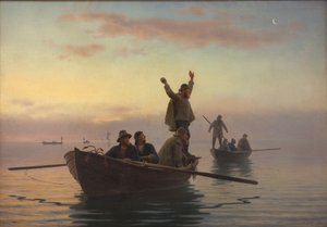 Pesca de corn amb cerco a la deriva. Acabada a primera hora del matí tekijältä A. Dorph