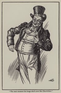 Kuvitus Charles Lambin teokseen The Essays of Elia (litho)