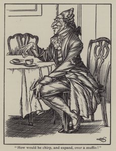 Kuvitus Charles Lambin teokseen The Essays of Elia (litho)